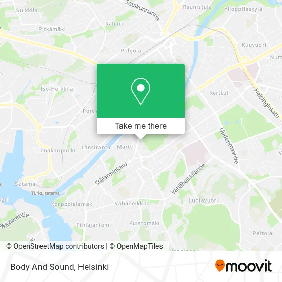 Body And Sound map