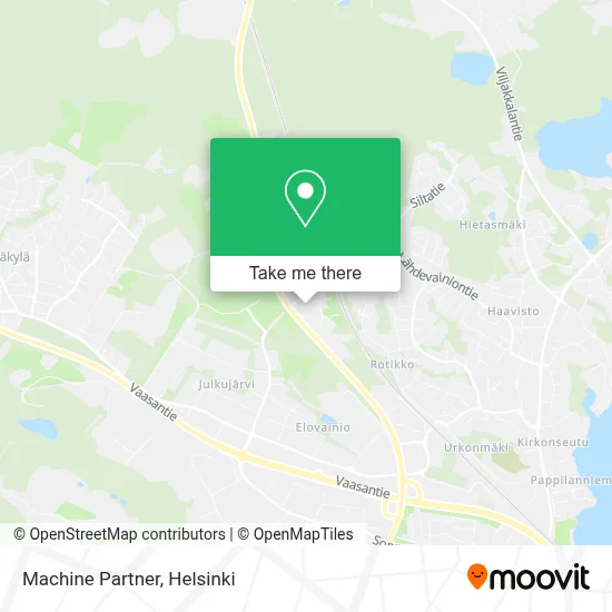 Machine Partner map