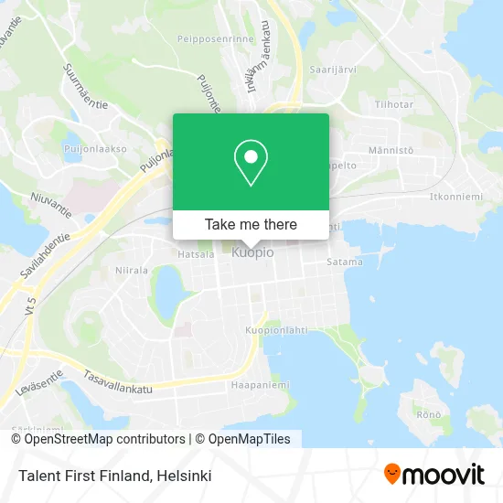 Talent First Finland map