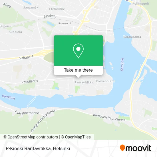R-Kioski Rantavitikka map