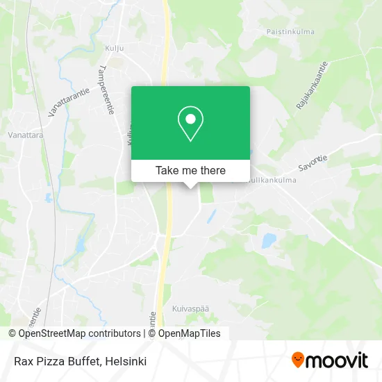 Rax Pizza Buffet map