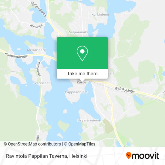 Ravintola Pappilan Taverna map