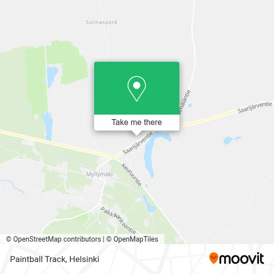 Paintball Track map