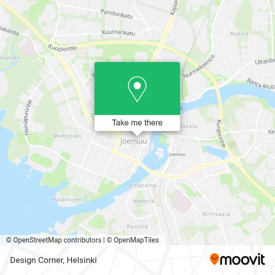Design Corner map