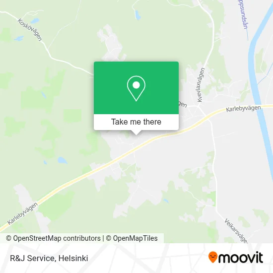 R&J Service map