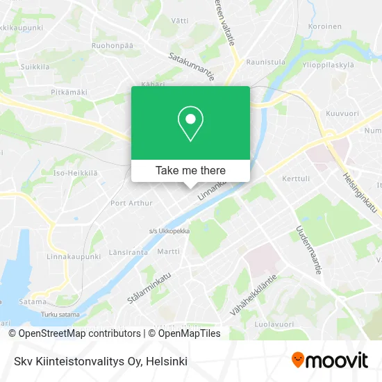 Skv Kiinteistonvalitys Oy map