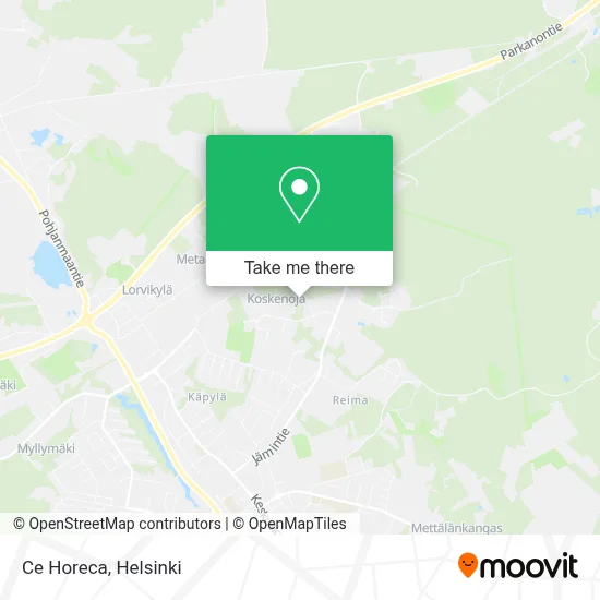 Ce Horeca map