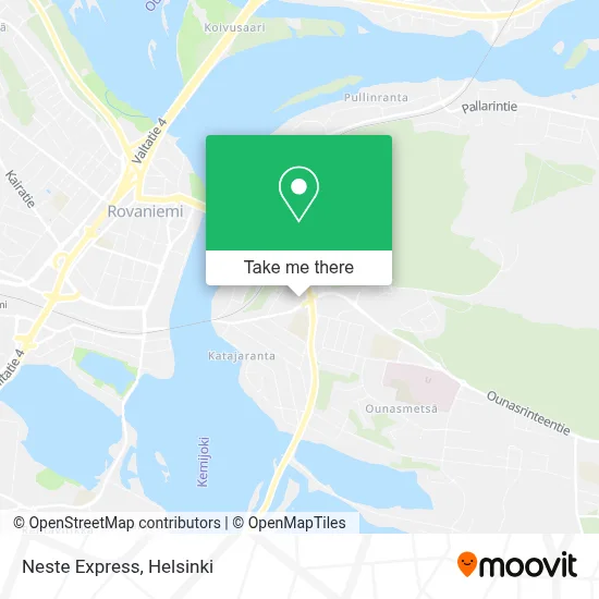Neste Express map