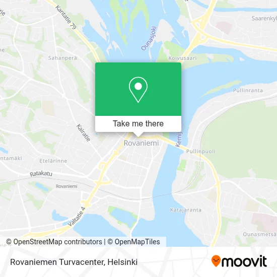 Rovaniemen Turvacenter map