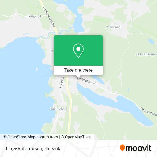 Linja-Automuseo map