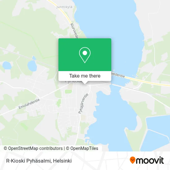 R-Kioski Pyhäsalmi map