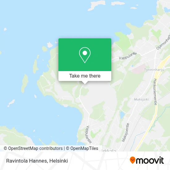 Ravintola Hannes map