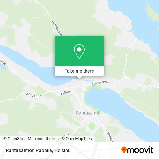 Rantasalmen Pappila map