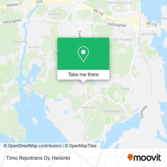 Timo Repotrans Oy map