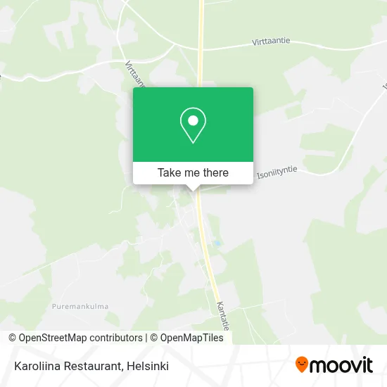 Karoliina Restaurant map