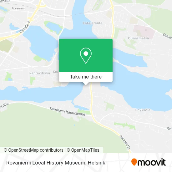 Rovaniemi Local History Museum map