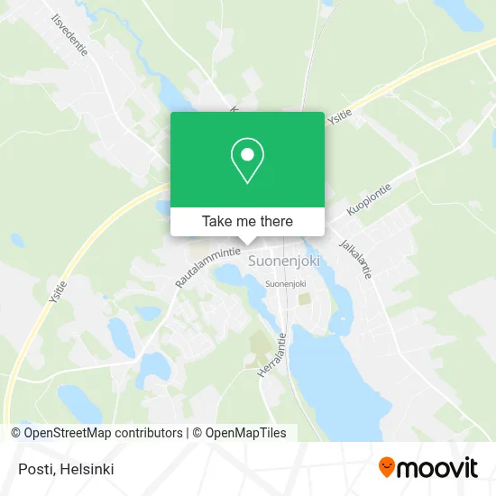 Posti map