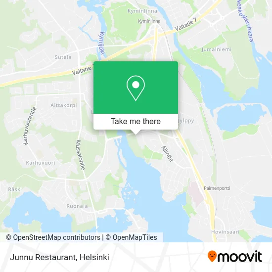 Junnu Restaurant map