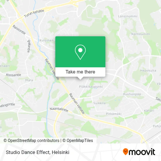 Studio Dance Effect map