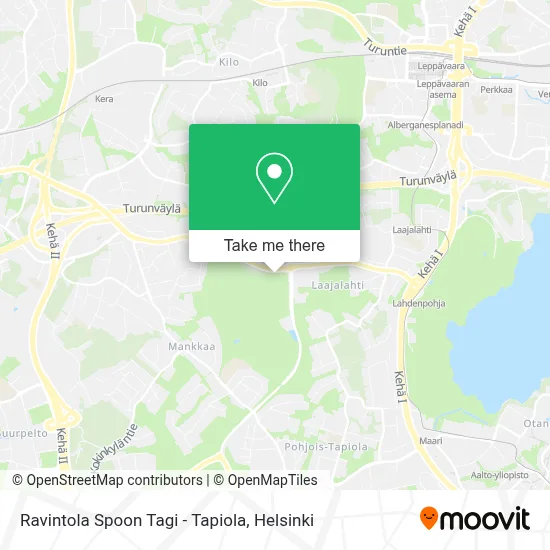 Ravintola Spoon Tagi - Tapiola map