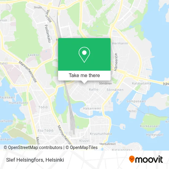 Slef Helsingfors map