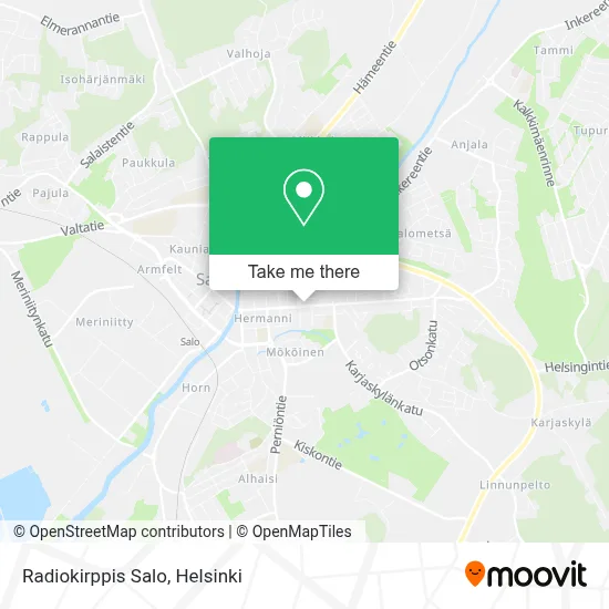 Radiokirppis Salo map