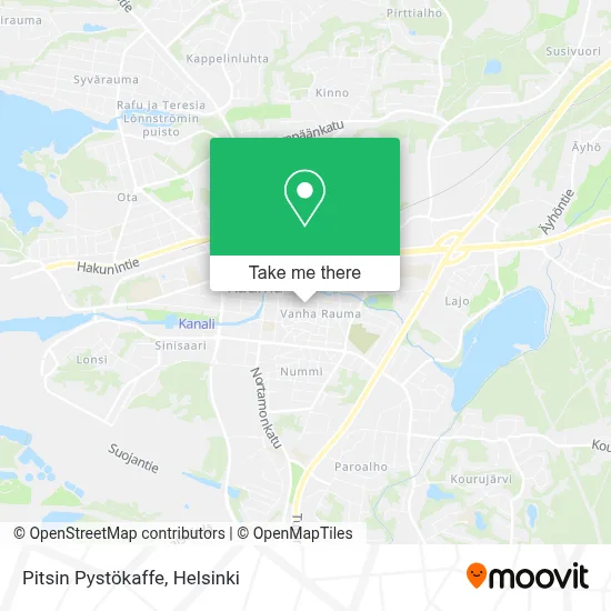 Pitsin Pystökaffe map