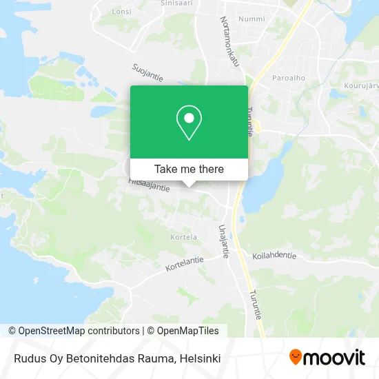 Rudus Oy Betonitehdas Rauma map