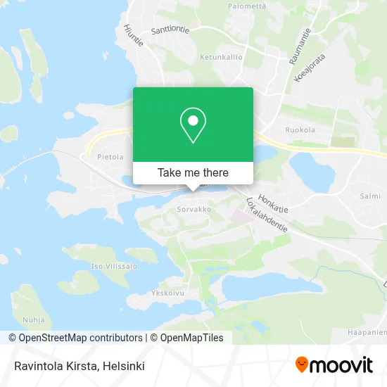 Ravintola Kirsta map