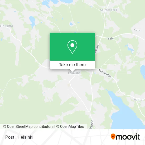 Posti map