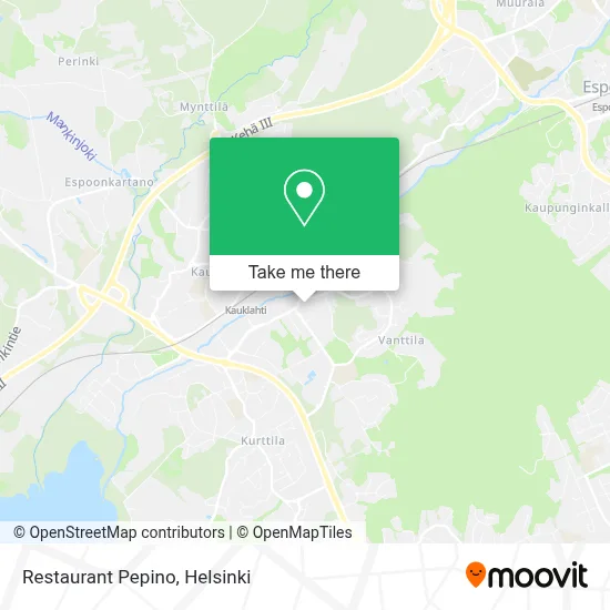 Restaurant Pepino map