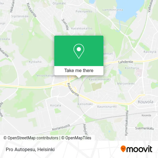 Pro Autopesu map