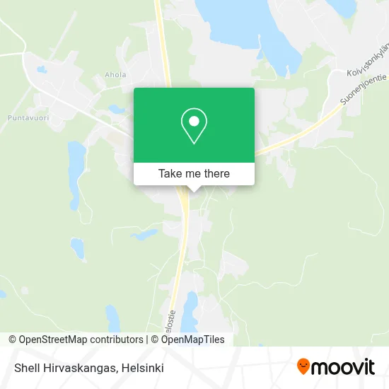 Shell Hirvaskangas map