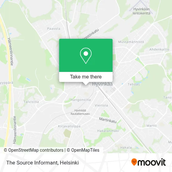 The Source Informant map