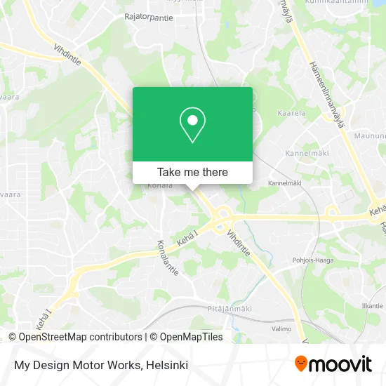 My Design Motor Works map