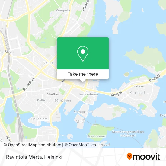 Ravintola Merta map