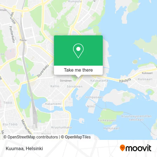 Kuumaa map