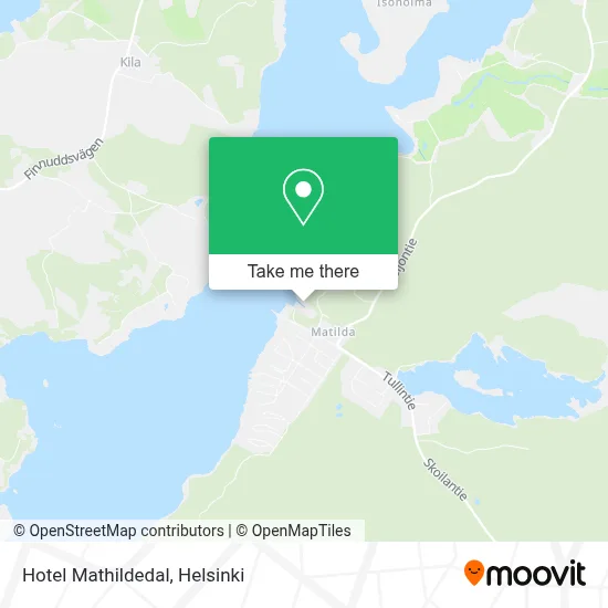Hotel Mathildedal map
