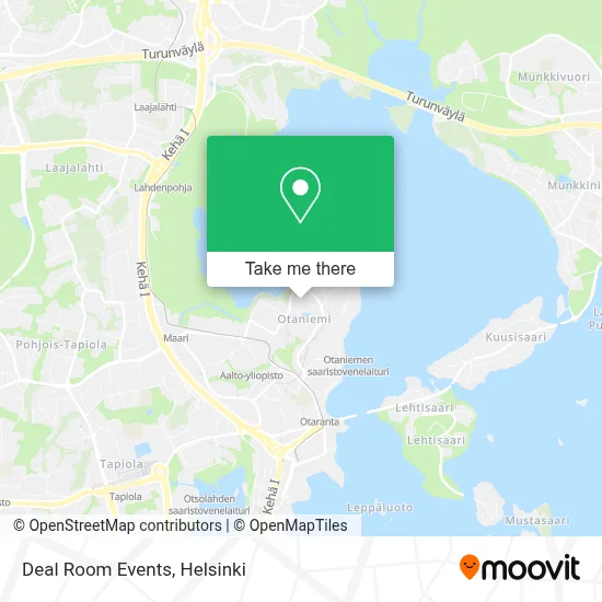 Deal Room Events map