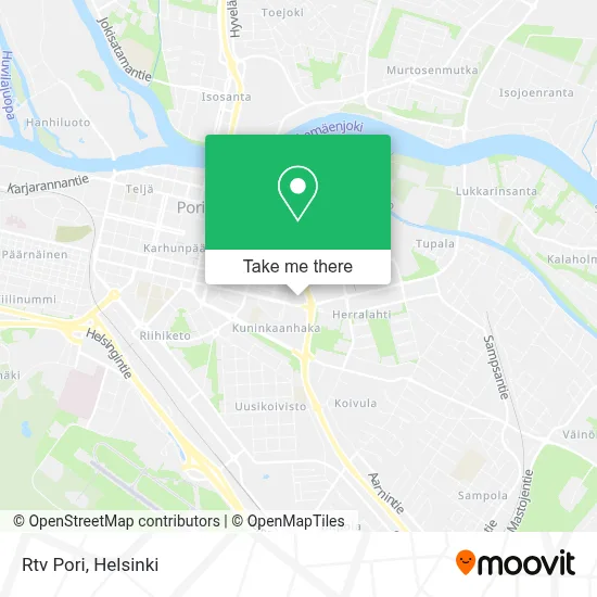 Rtv Pori map