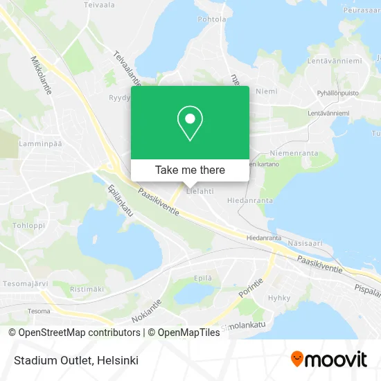 Stadium Outlet map