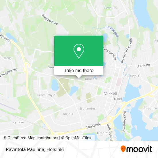 Ravintola Pauliina map