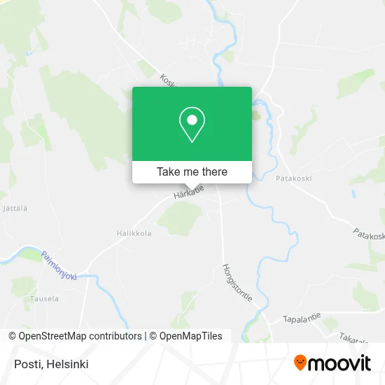 Posti map