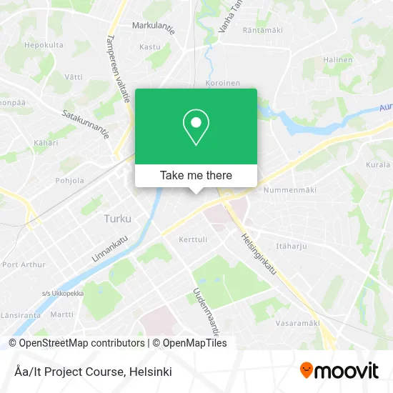 Åa/It Project Course map