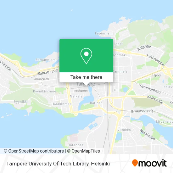 Tampere University Of Tech Library map