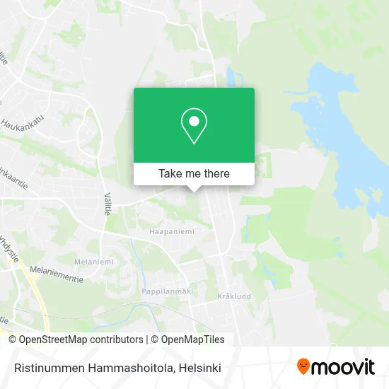 Ristinummen Hammashoitola map