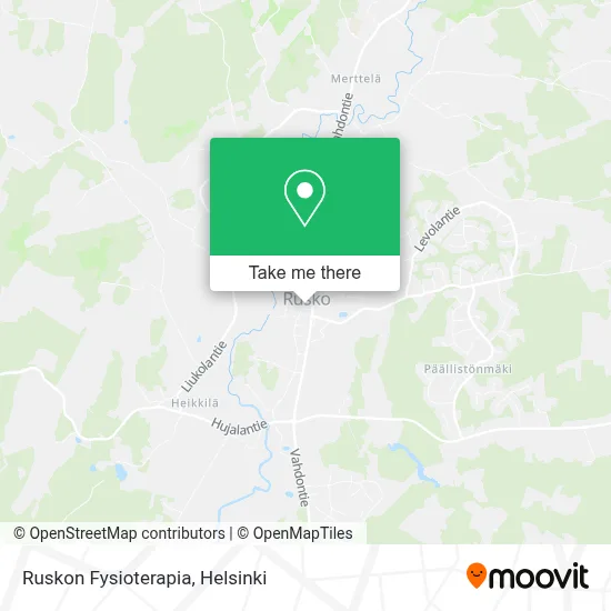 Ruskon Fysioterapia map