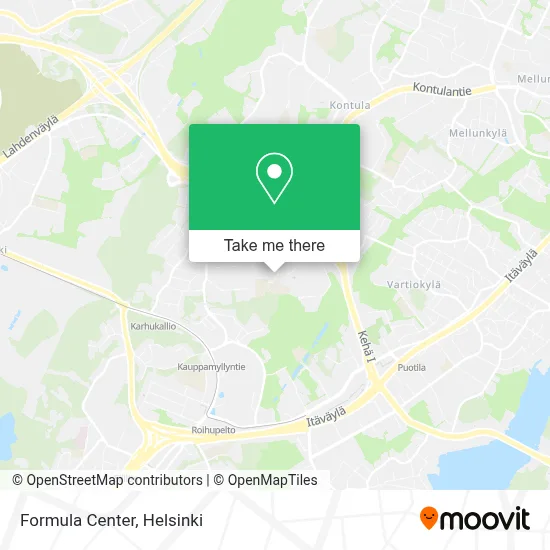 Formula Center map