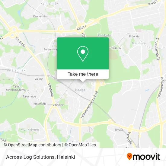 Across-Log Solutions map