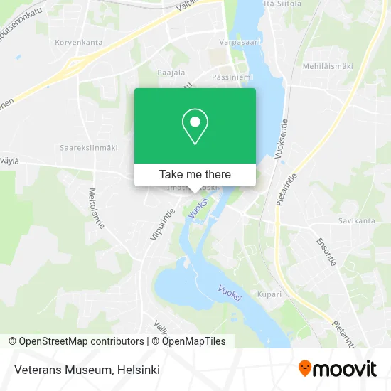 Veterans Museum map